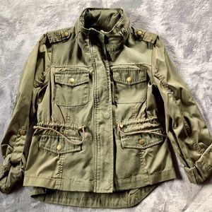 Olive Green Bomber Jacket